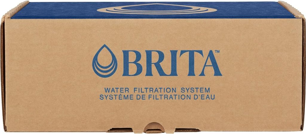 Brita XL Water Filter Dispenser for Tap and Drinking Water with 1 Standard Filter, Lasts 2 Months, 27-Cup Capacity, BPA Free, Grey