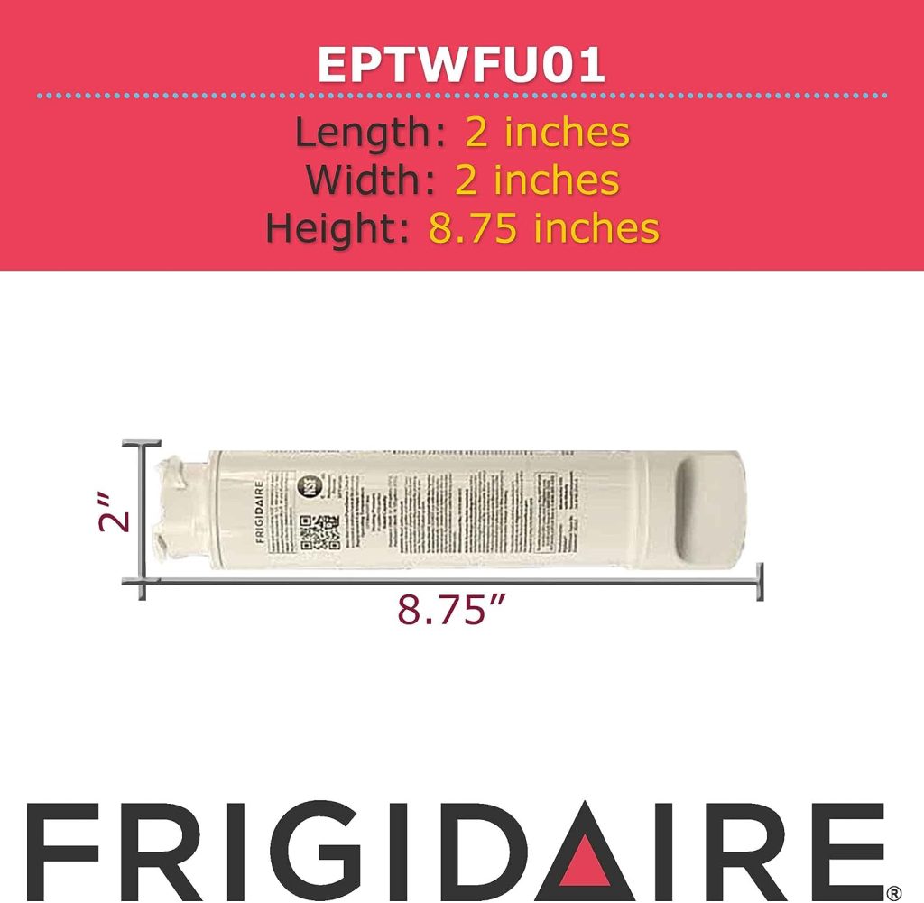 Frigidaire EPTWFU01 Water Filtration Filter, 1 Count, White