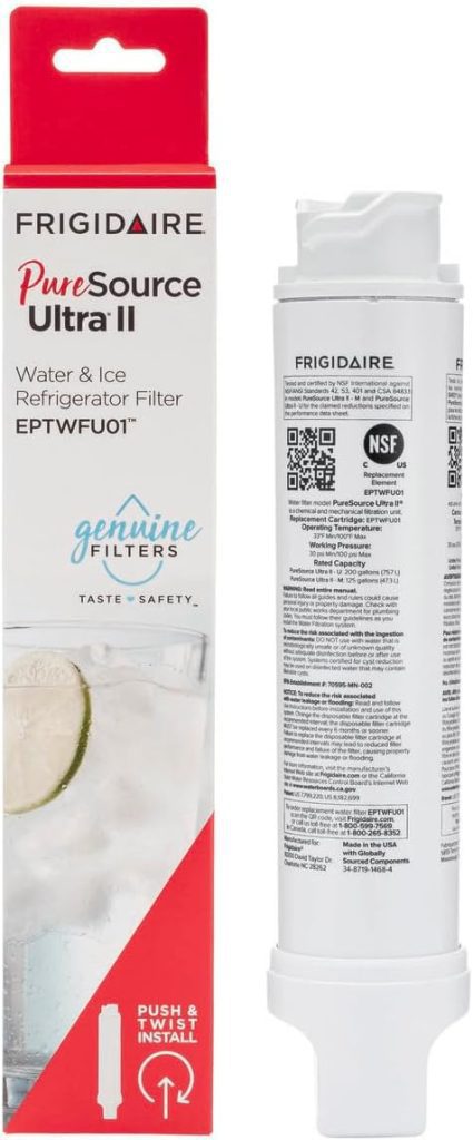 Frigidaire EPTWFU01 Water Filtration Filter, 1 Count, White