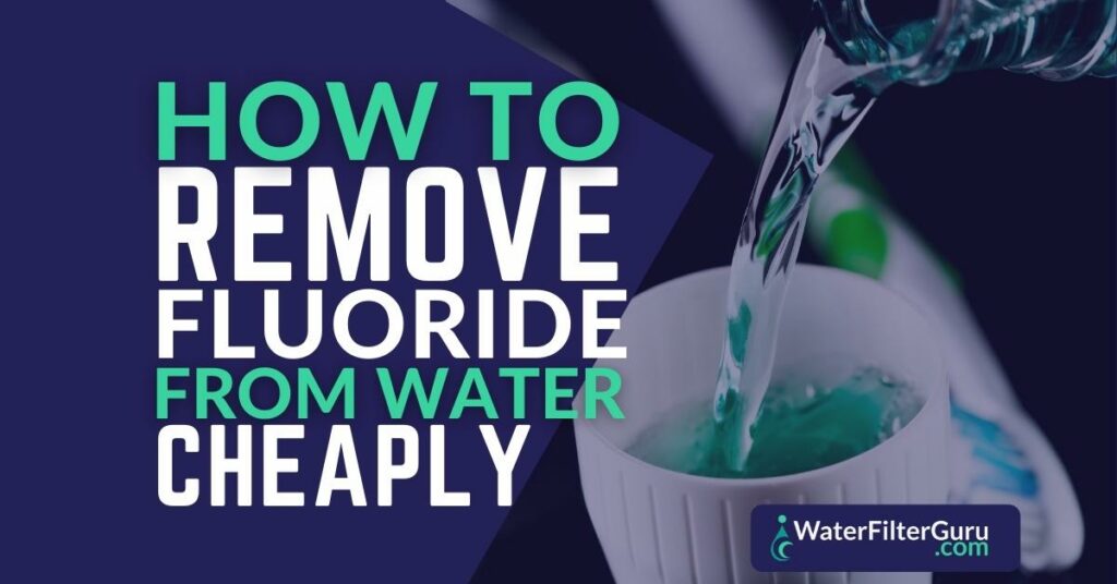 How Do You Remove Fluoride From Water Without A Filter?