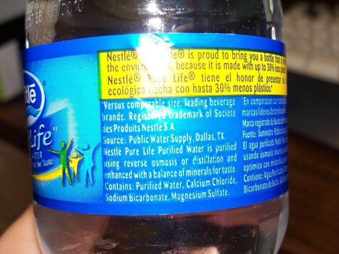 Do Nestle Pure Life Water Bottles Contain BPA?